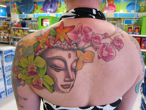 tattoo orchidée 2