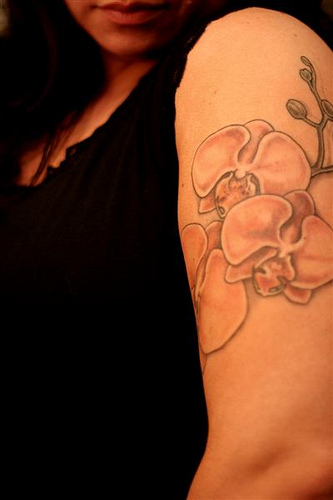 tattoo orchidée 4